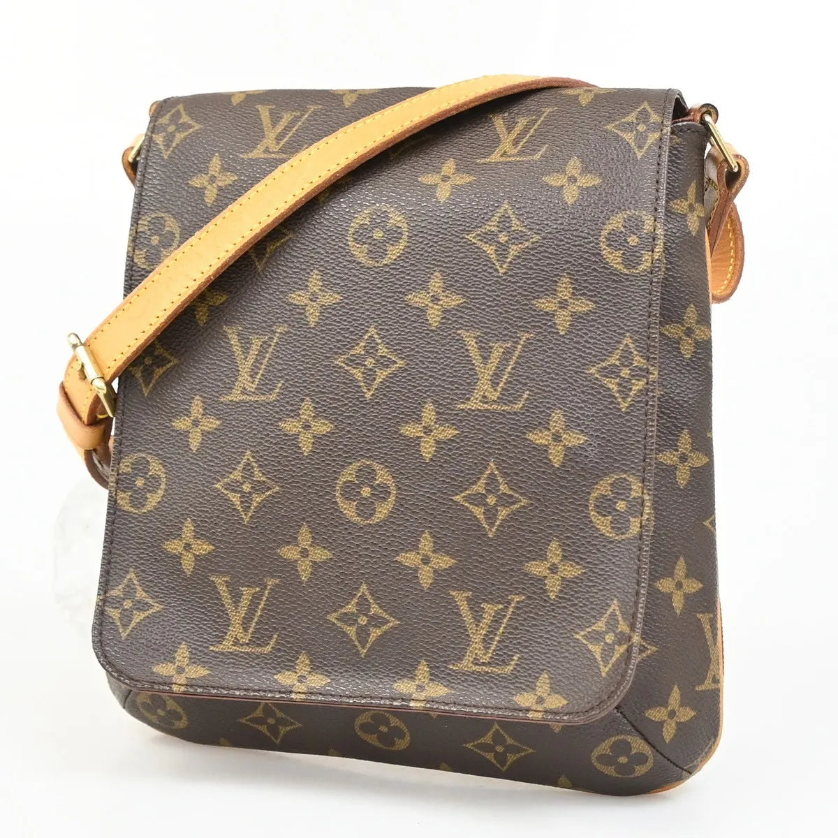 Louis Vuitton Musette Salsa Monogram Canvas Brown Canvas Shoulder Bag Bag (Pre-Owned)