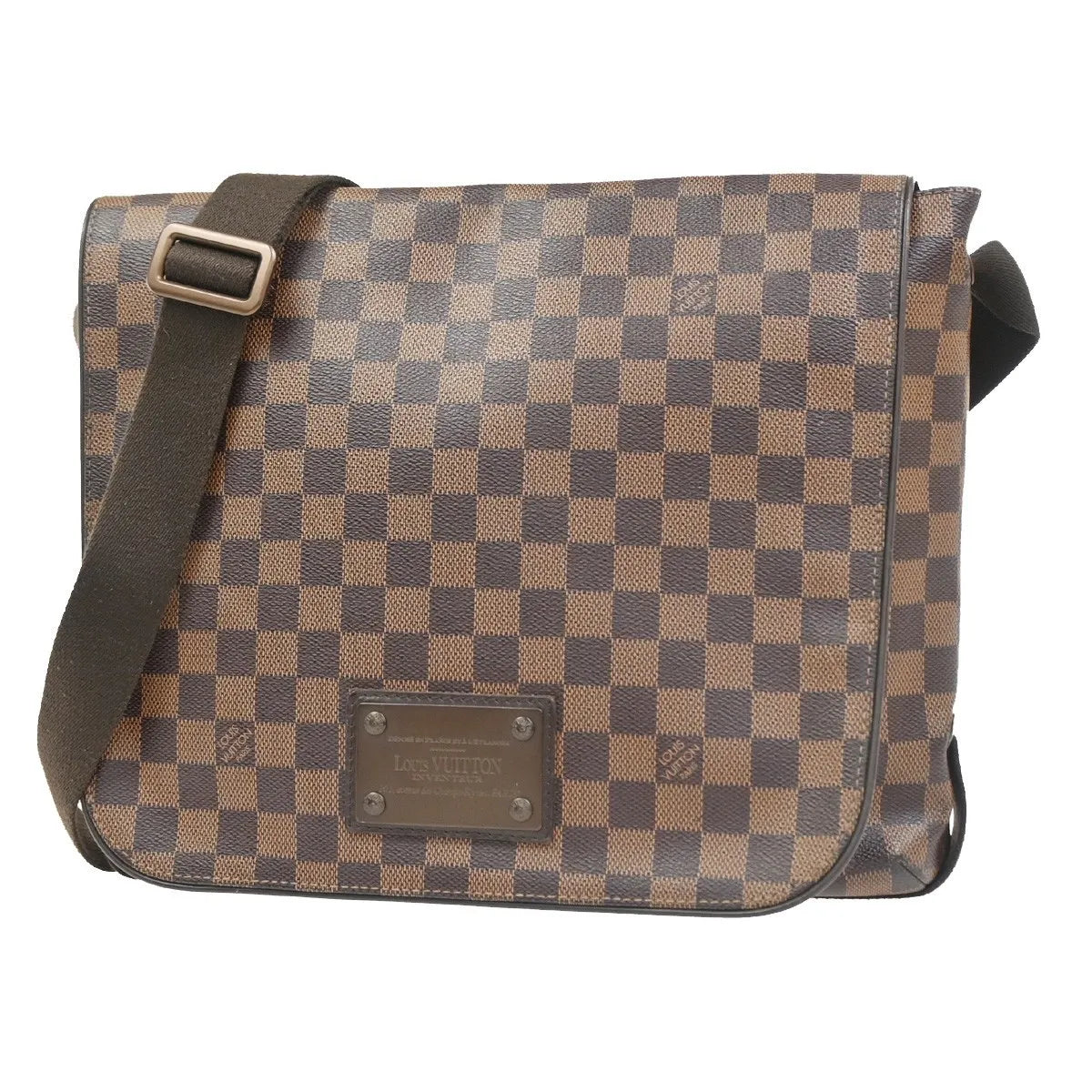 Louis Vuitton Brooklyn Damier Brown Canvas Shoulder Bag Bag (Pre-Owned)