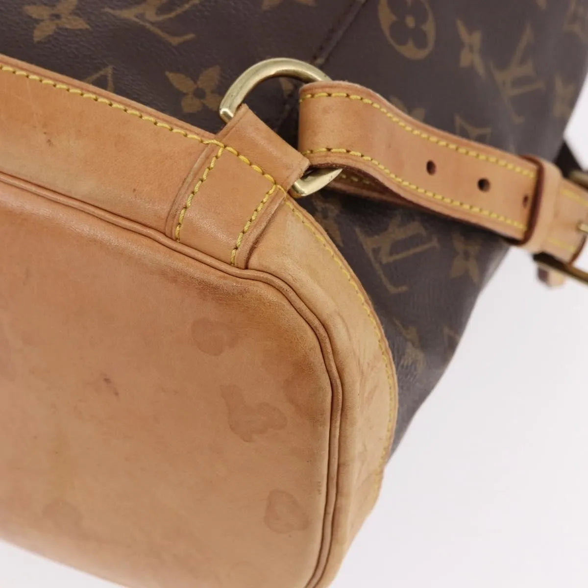 Louis Vuitton Montsouris Monogram Brown Canvas Backpack Bag (Pre-Owned)