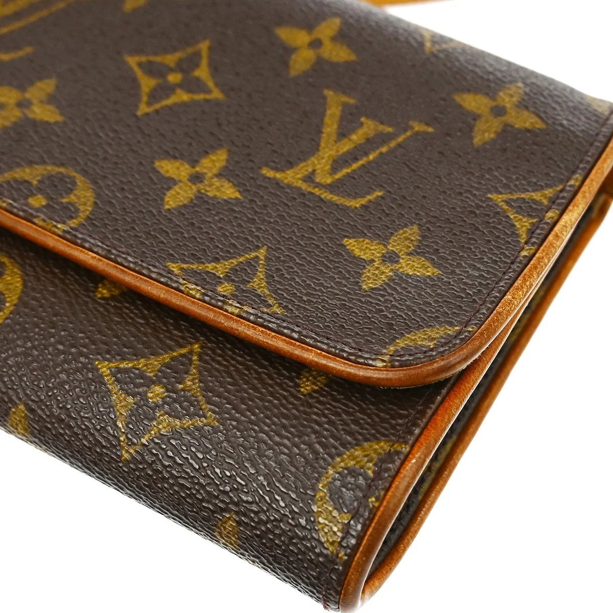 Louis Vuitton Twin Monogram Brown Canvas Clutche & Pouche Bag (Pre-Owned)