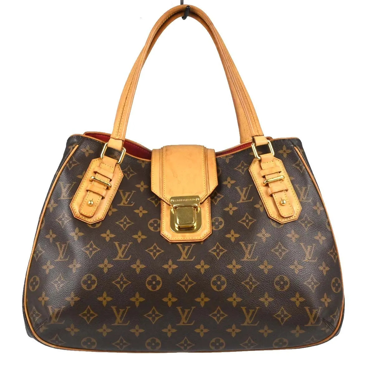 Louis Vuitton Griet Monogram Brown Canvas Handbag (Pre-Owned)