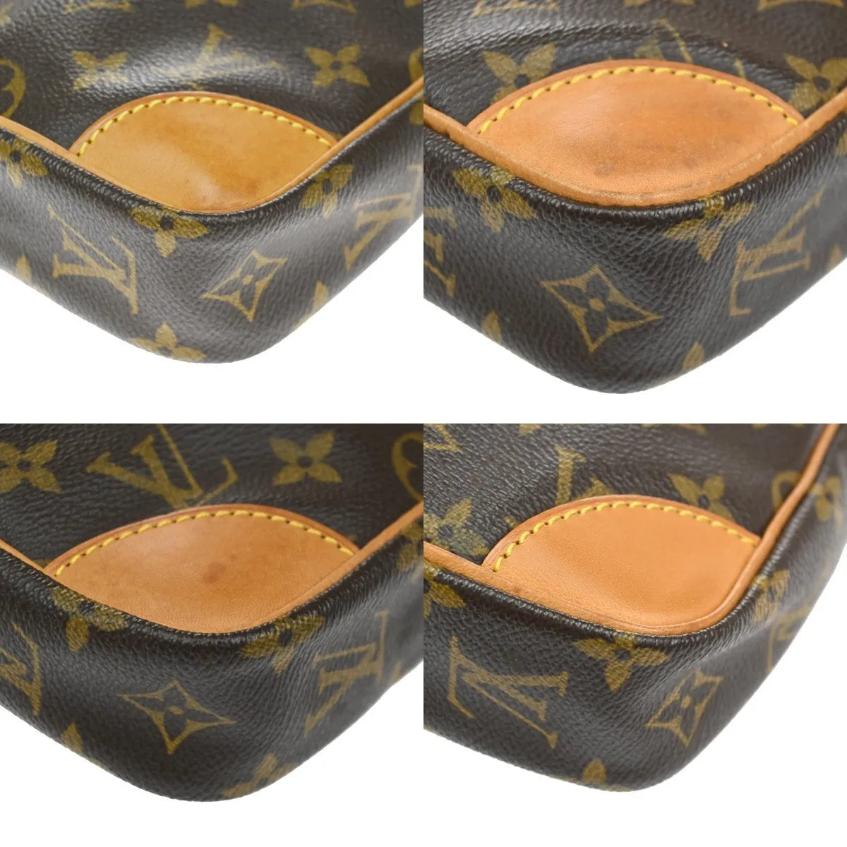 Louis Vuitton Danube Monogram Canvas Brown Canvas Shoulder Bag Bag (Pre-Owned)