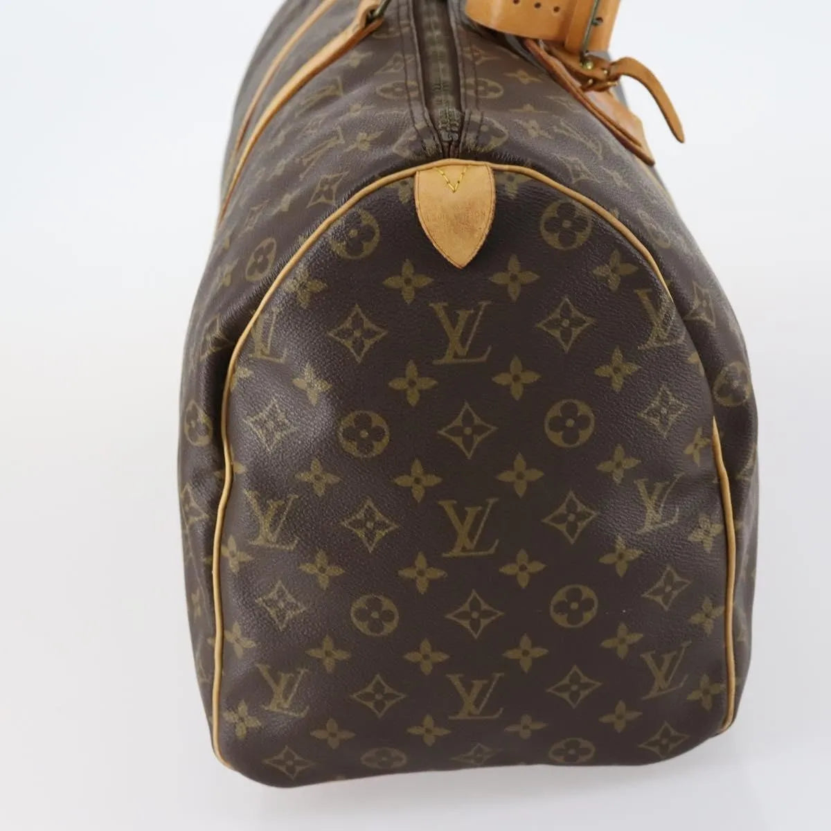 Louis Vuitton Keepall Monogram Canvas Brown Canvas Travel Bag Bag (Pre-Owned)