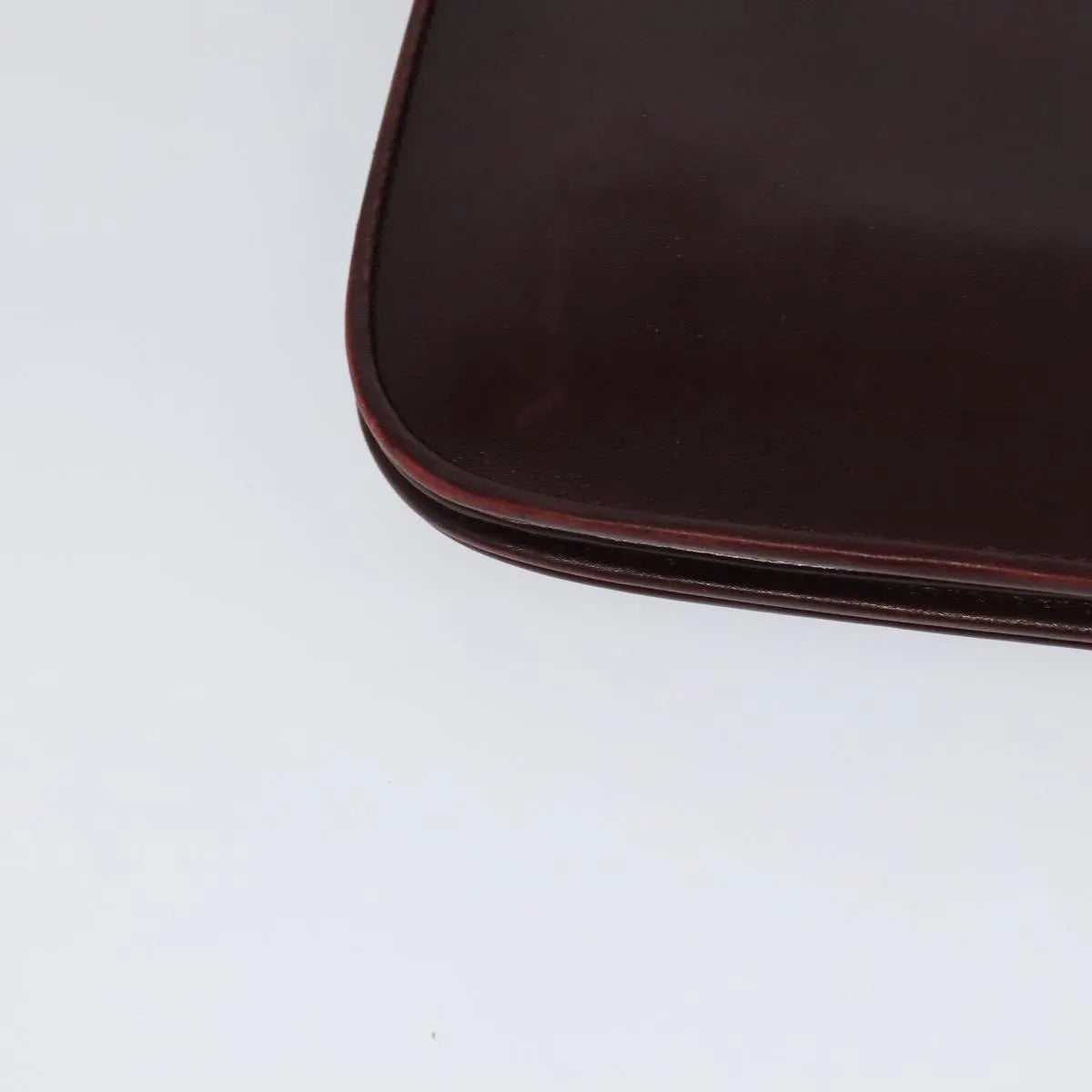 Bally Vintage Leather Burgundy Leather Shoulder Bag Bag (Pre-Owned)