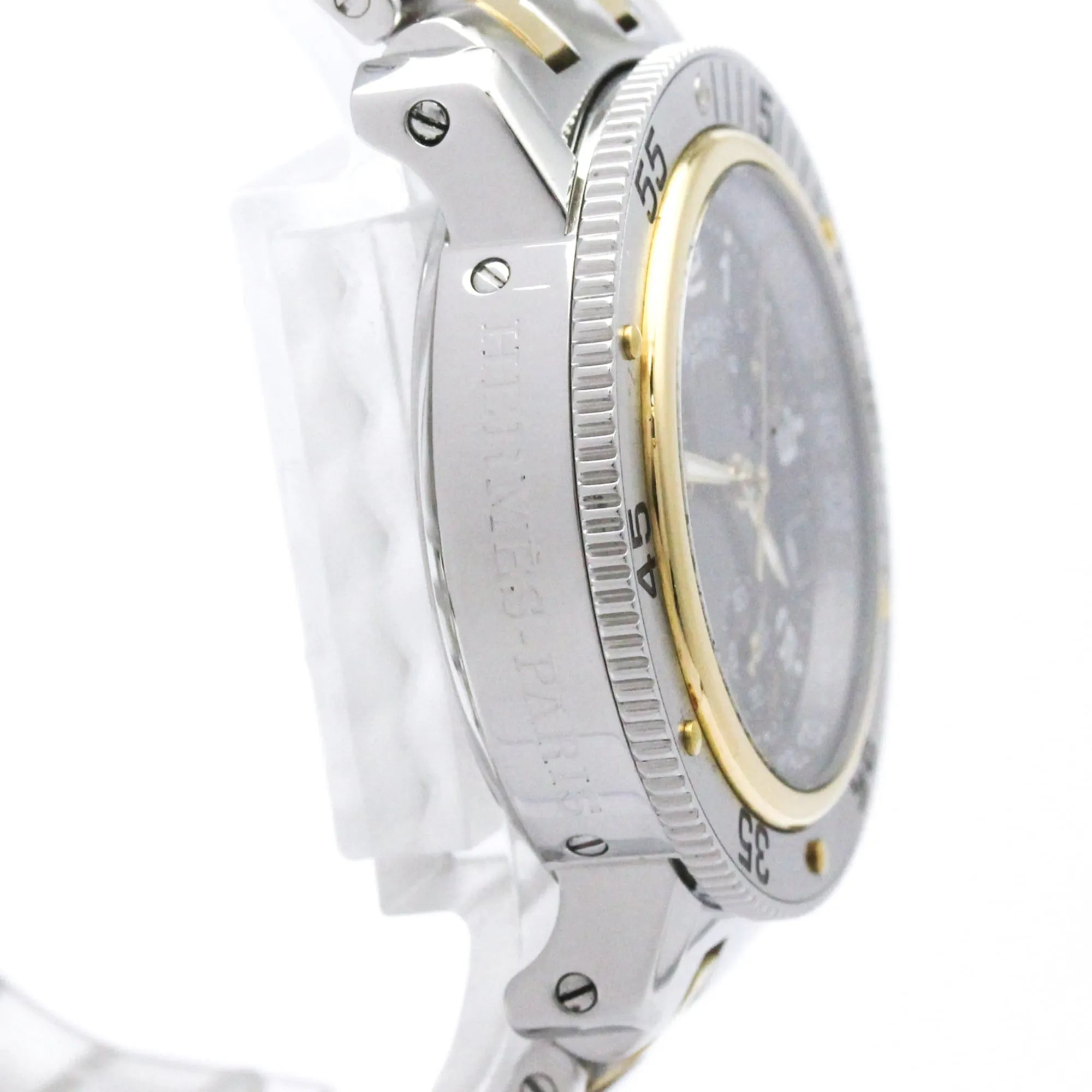 Hermes Clipper Quartz Stainless Steel With Plated Metal Watch (Pre-Owned)