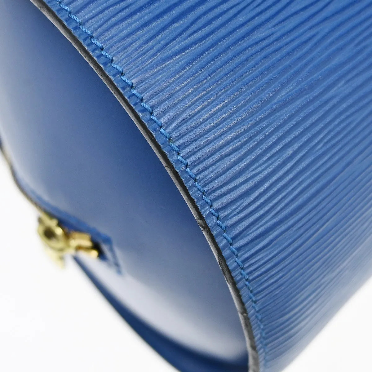 Louis Vuitton Soufflot Epi Leather Blue Leather Handbag (Pre-Owned)