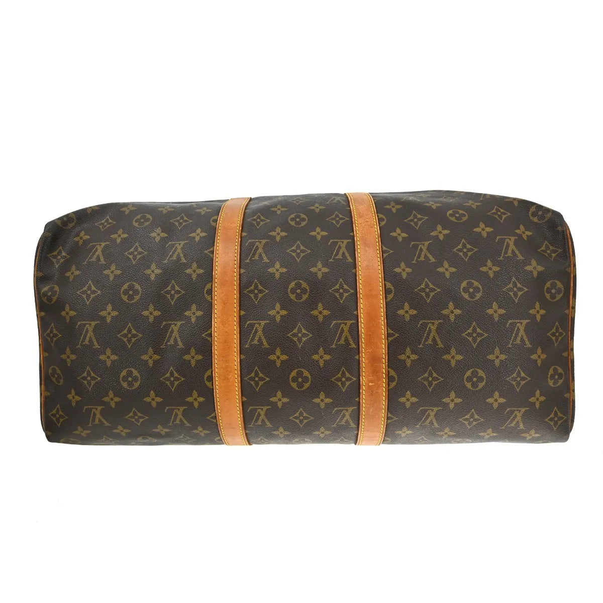 Louis Vuitton Keepall Monogram Canvas Brown Canvas Travel Bag Bag (Pre-Owned)