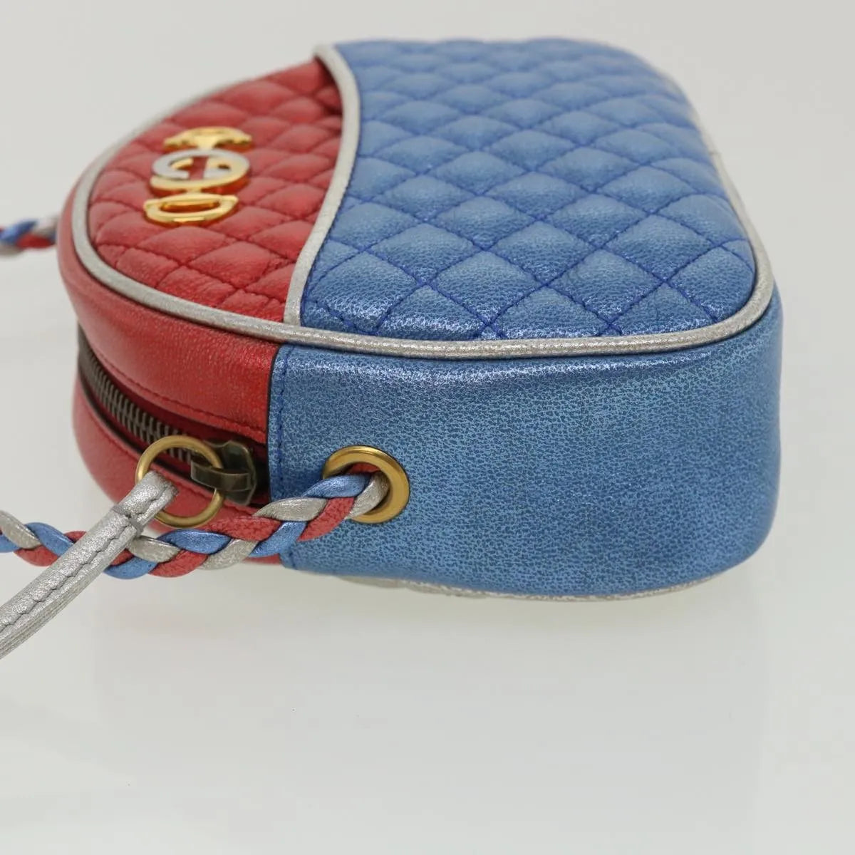 Gucci Trapuntata Camera Lambskin Multicolour Leather Shoulder Bag Bag (Pre-Owned)