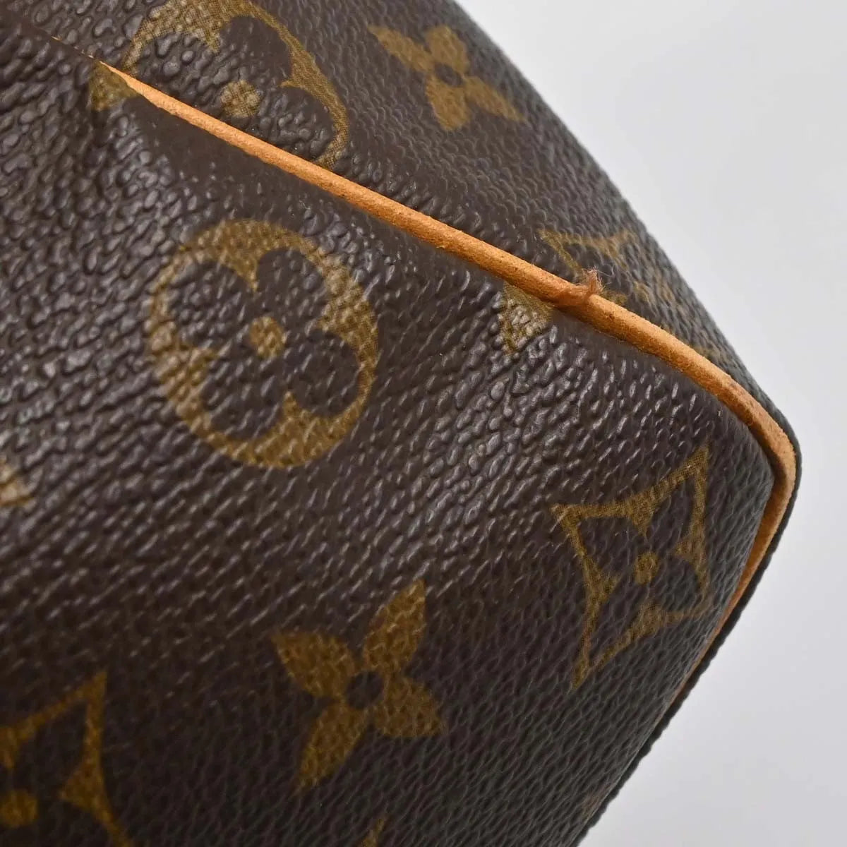 Louis Vuitton Speedy Monogram Brown Canvas Handbag (Pre-Owned)