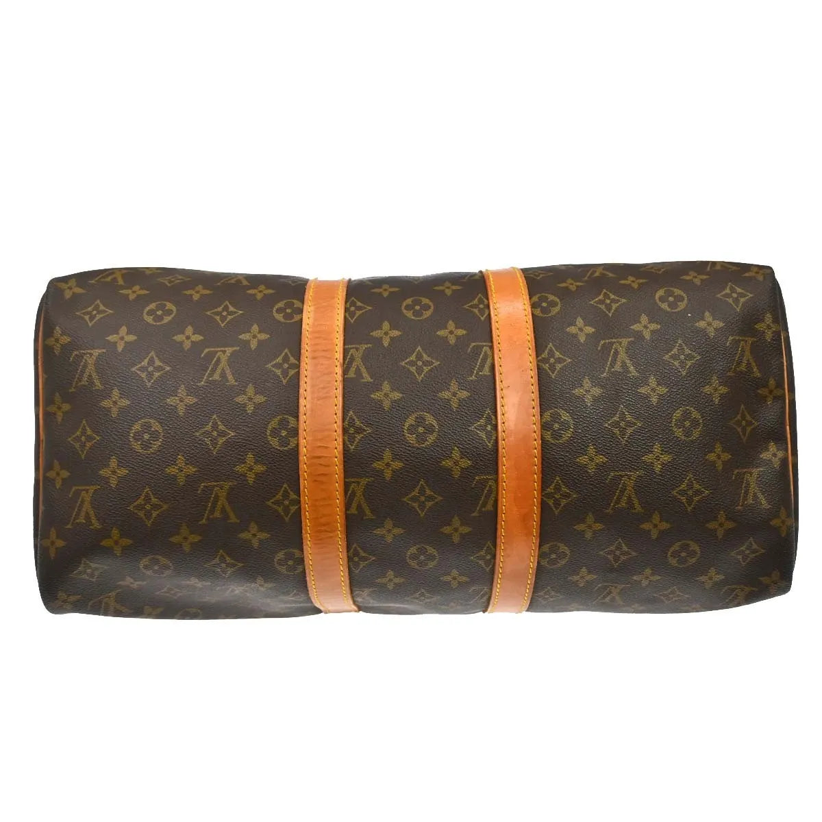 Louis Vuitton Keepall Monogram Canvas Brown Canvas Travel Bag Bag (Pre-Owned)
