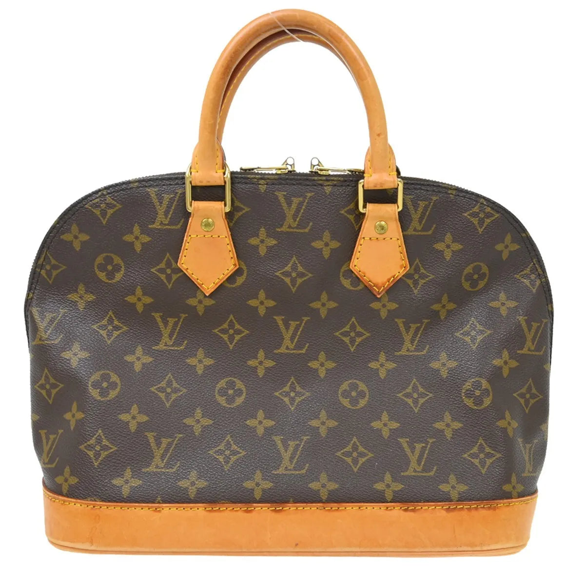 Louis Vuitton Alma Monogram Canvas Brown Canvas Handbag (Pre-Owned)