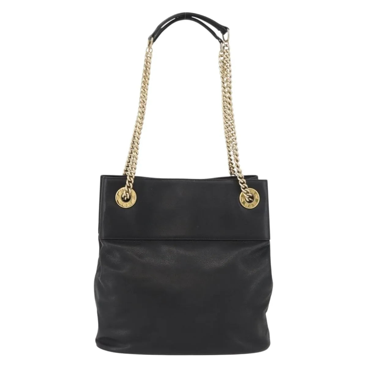 MCM Vintage Vicetos Leather Black Leather Shoulder Bag Bag (Pre-Owned)