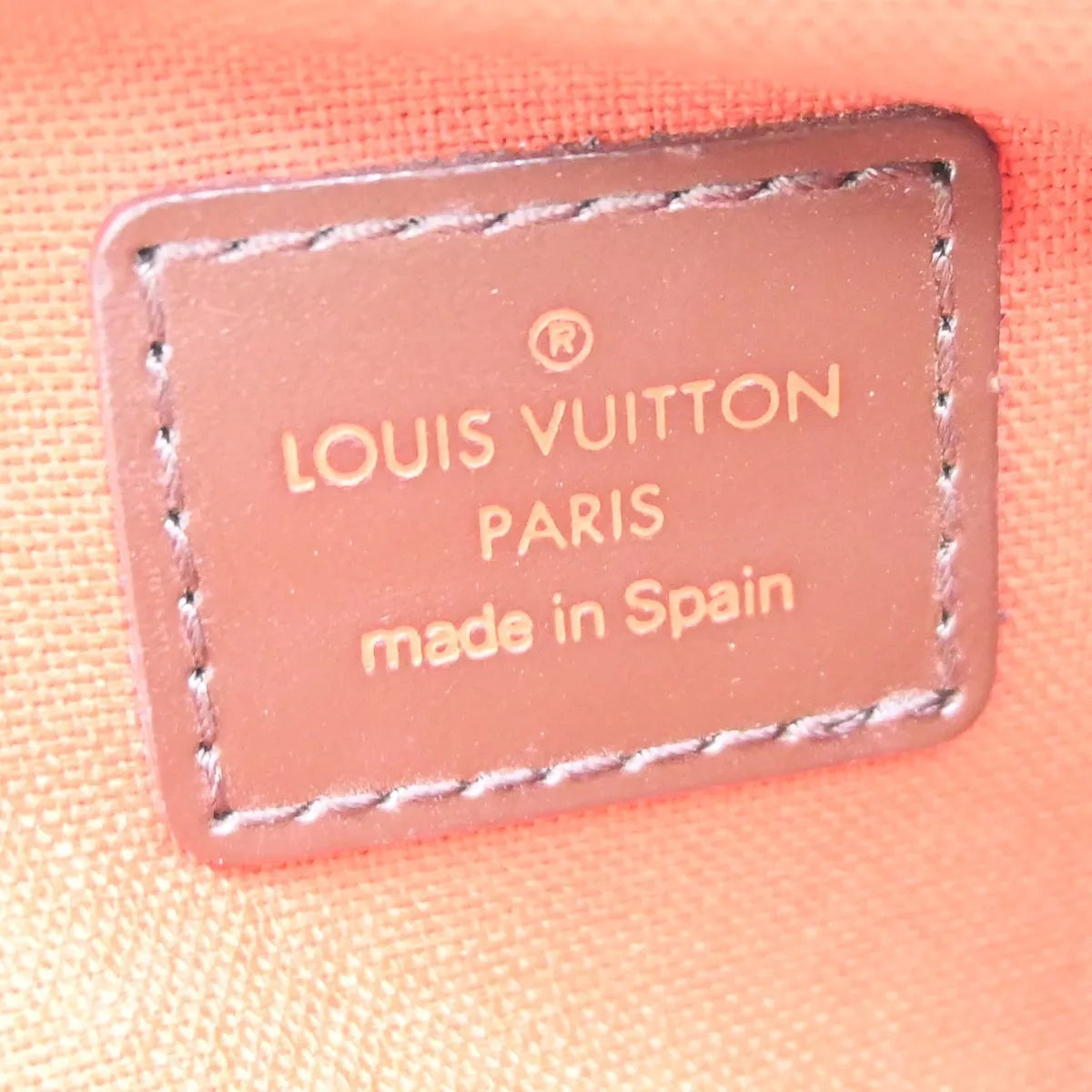 Louis Vuitton Geronimos Waist Damier Ebene Brown Canvas Shoulder Bag Bag (Pre-Owned)