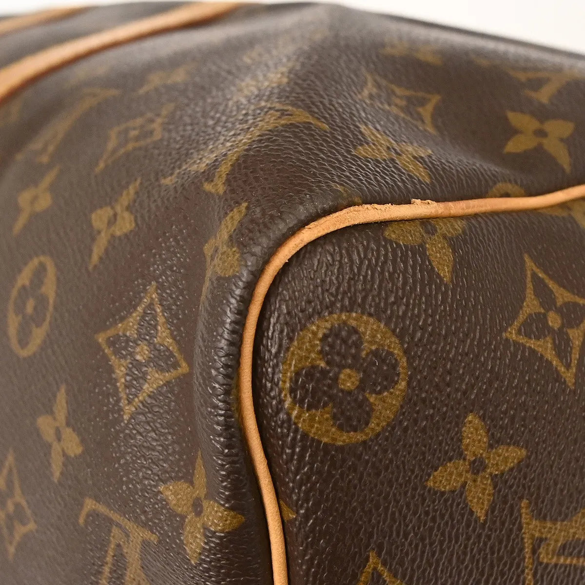 Louis Vuitton Keepall Monogram Brown Canvas Handbag (Pre-Owned)
