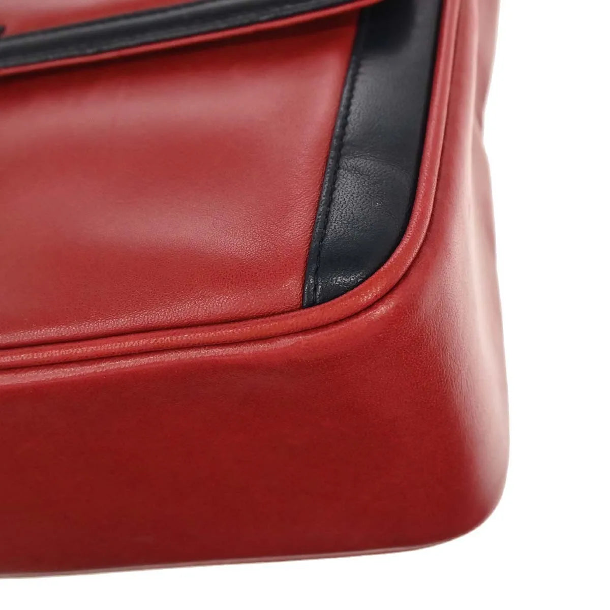 Chanel Vintage Camera Tassel Lambskin Red Leather Shoulder Bag Bag (Pre-Owned)