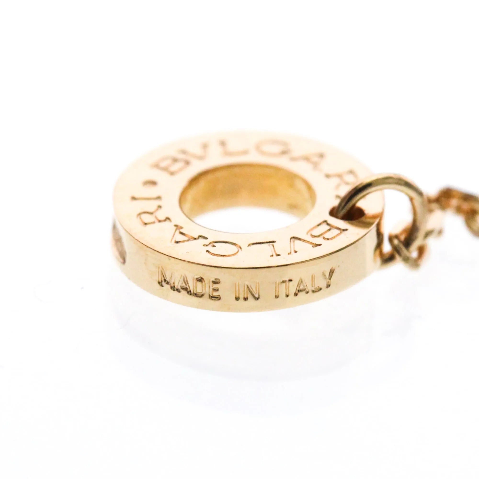 Bvlgari Divas' Dream Pendant 18K Rose Gold With Coral And Diamond Gold Pink_Gold Necklace Jewelry (Pre-Owned)