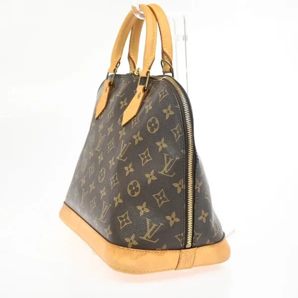 Louis Vuitton Vintage Alma Monogram Canvas Brown Canvas Handbag (Pre-Owned)