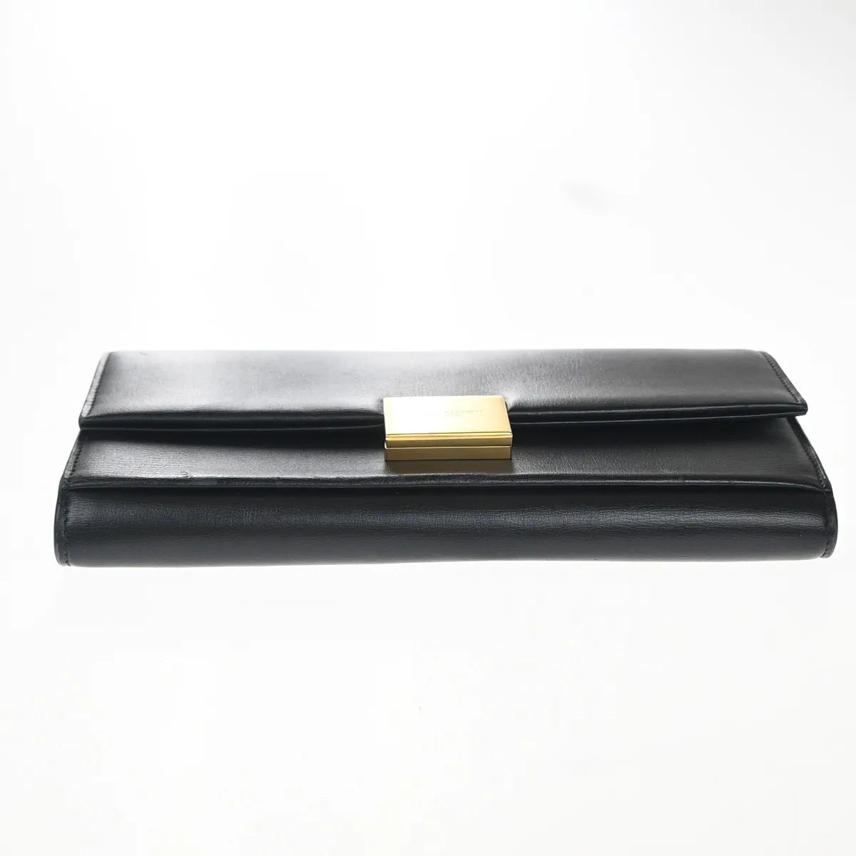 Saint Laurent Bellechasse Flap Leather Black Leather Wallets Accessory (Pre-Owned)