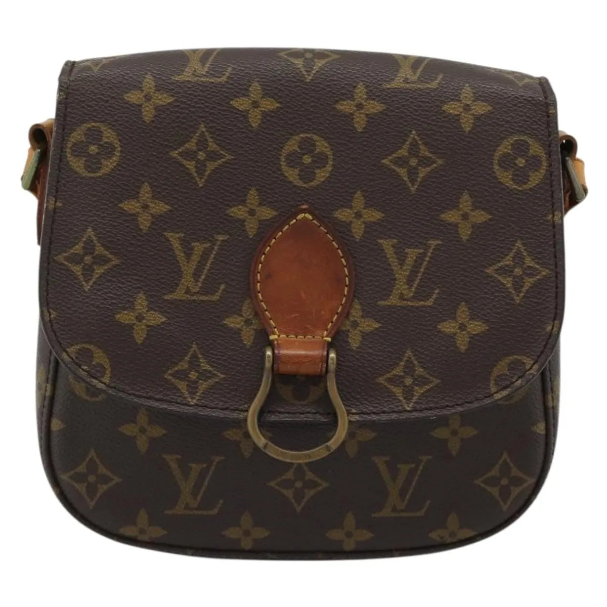 Louis Vuitton Saint Cloud Monogram Canvas Brown Canvas Shoulder Bag Bag (Pre-Owned)