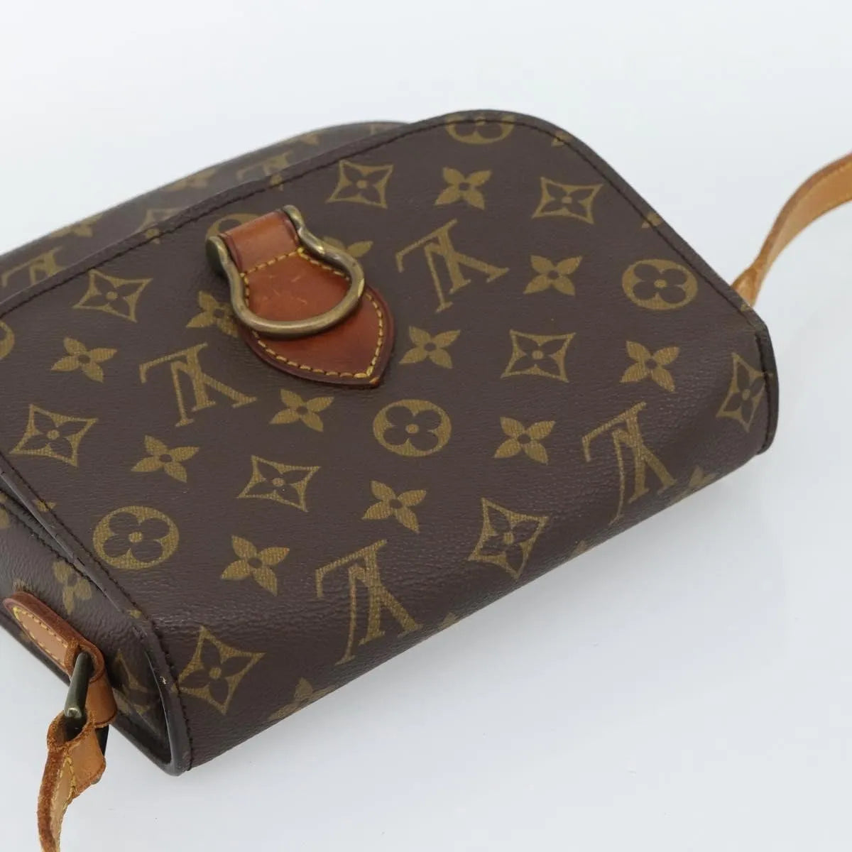 Louis Vuitton Saint Cloud Monogram Canvas Brown Canvas Shoulder Bag Bag (Pre-Owned)