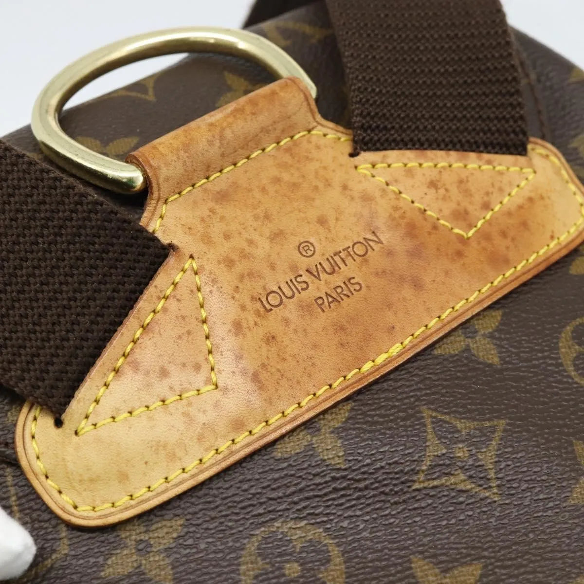Louis Vuitton Vintage Montsouris Backpack Monogram Canvas Brown Canvas Backpack Bag (Pre-Owned)