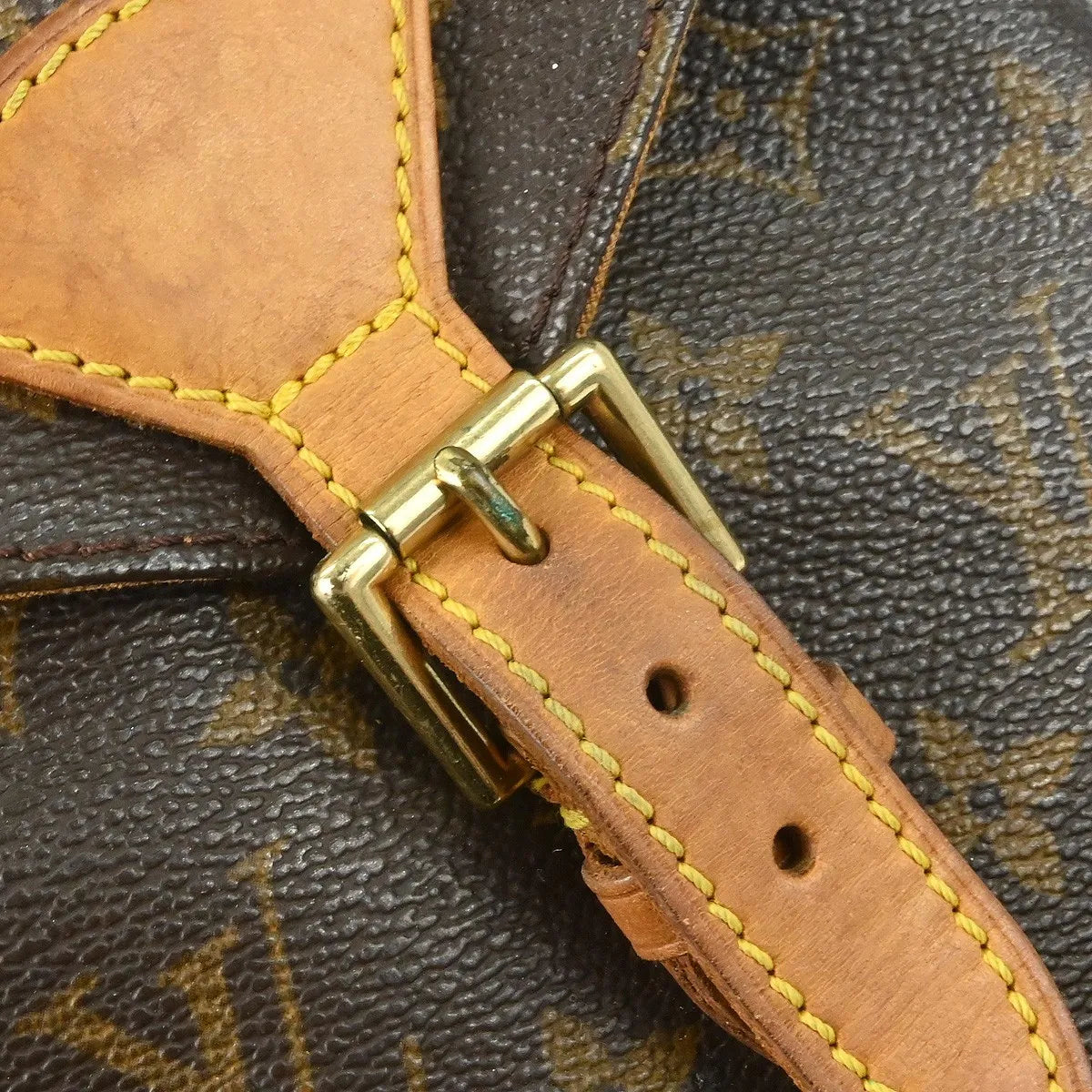 Louis Vuitton Vintage Montsouris Monogram Canvas Brown Canvas Backpack Bag (Pre-Owned)