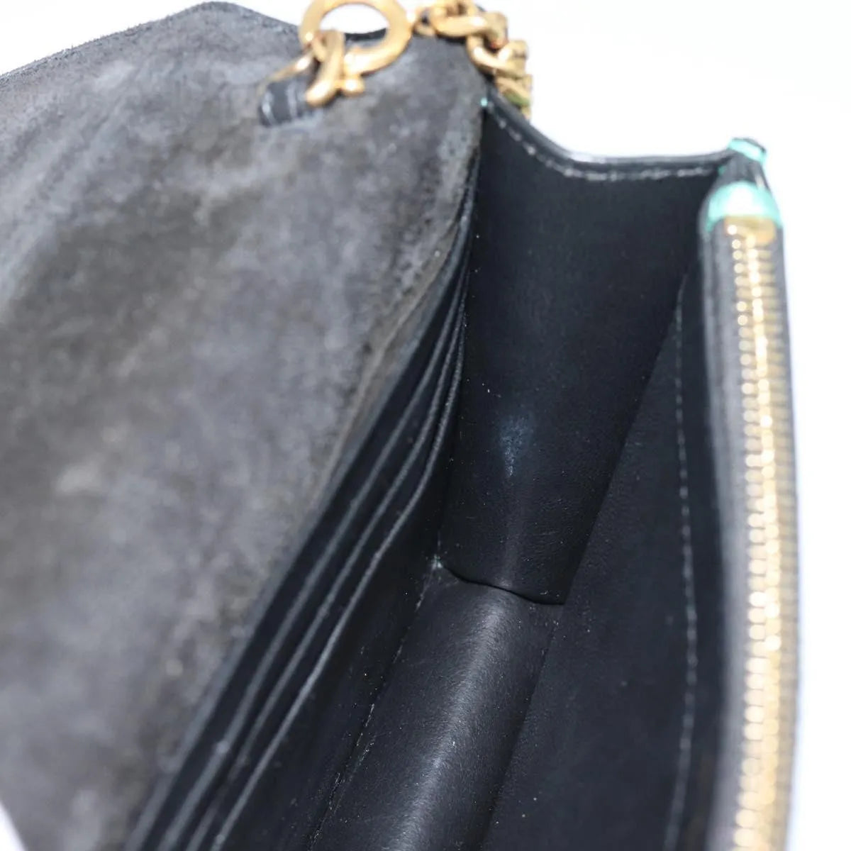 Saint Laurent Kate Leather Green Leather Shoulder Bag Bag (Pre-Owned)