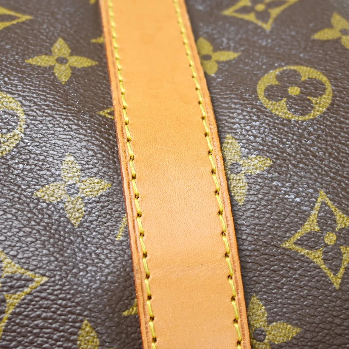 Louis Vuitton Keepall Bandouliere Monogram Canvas Brown Canvas Travel Bag Bag (Pre-Owned)