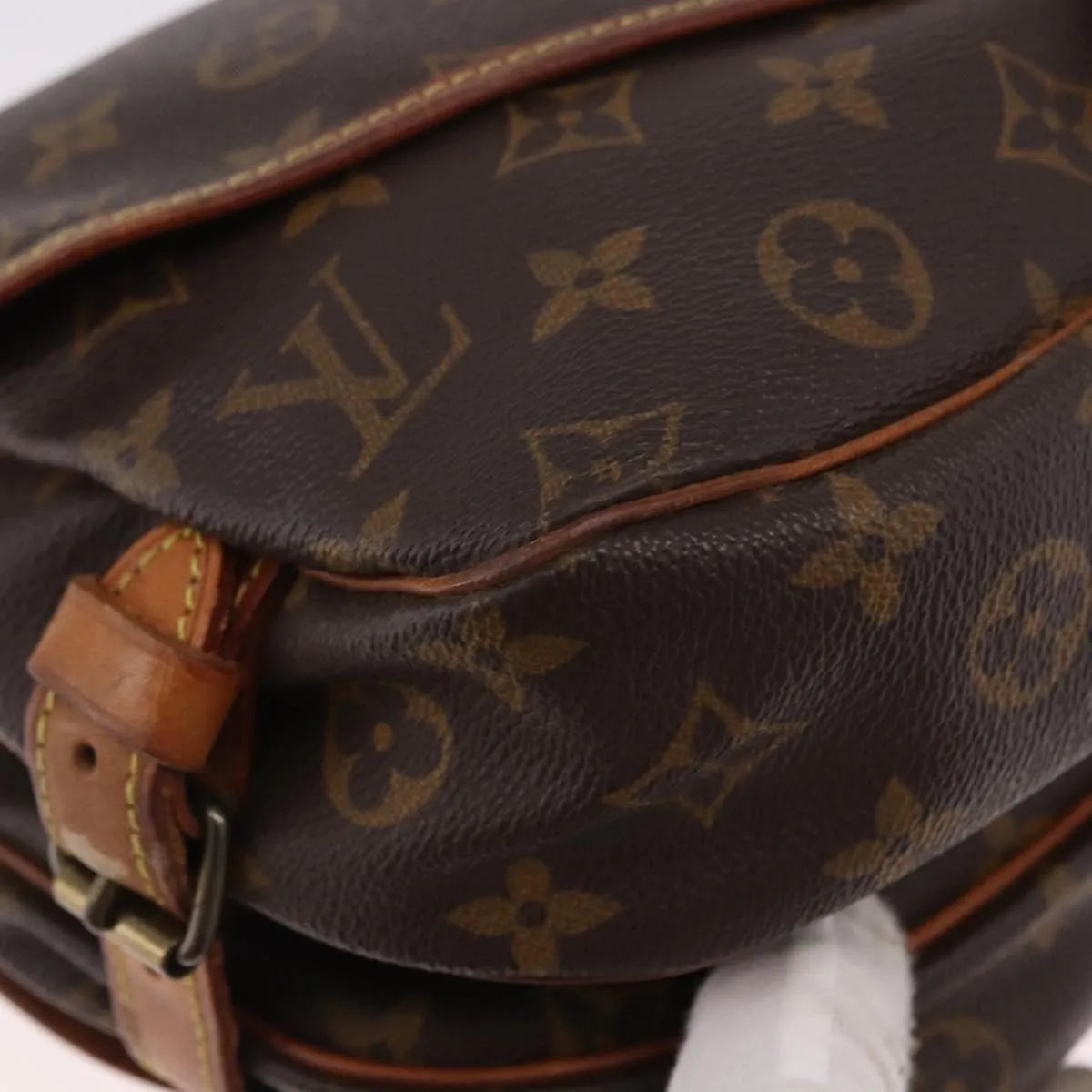 Louis Vuitton Saumur Monogram Brown Canvas Shoulder Bag Bag (Pre-Owned)