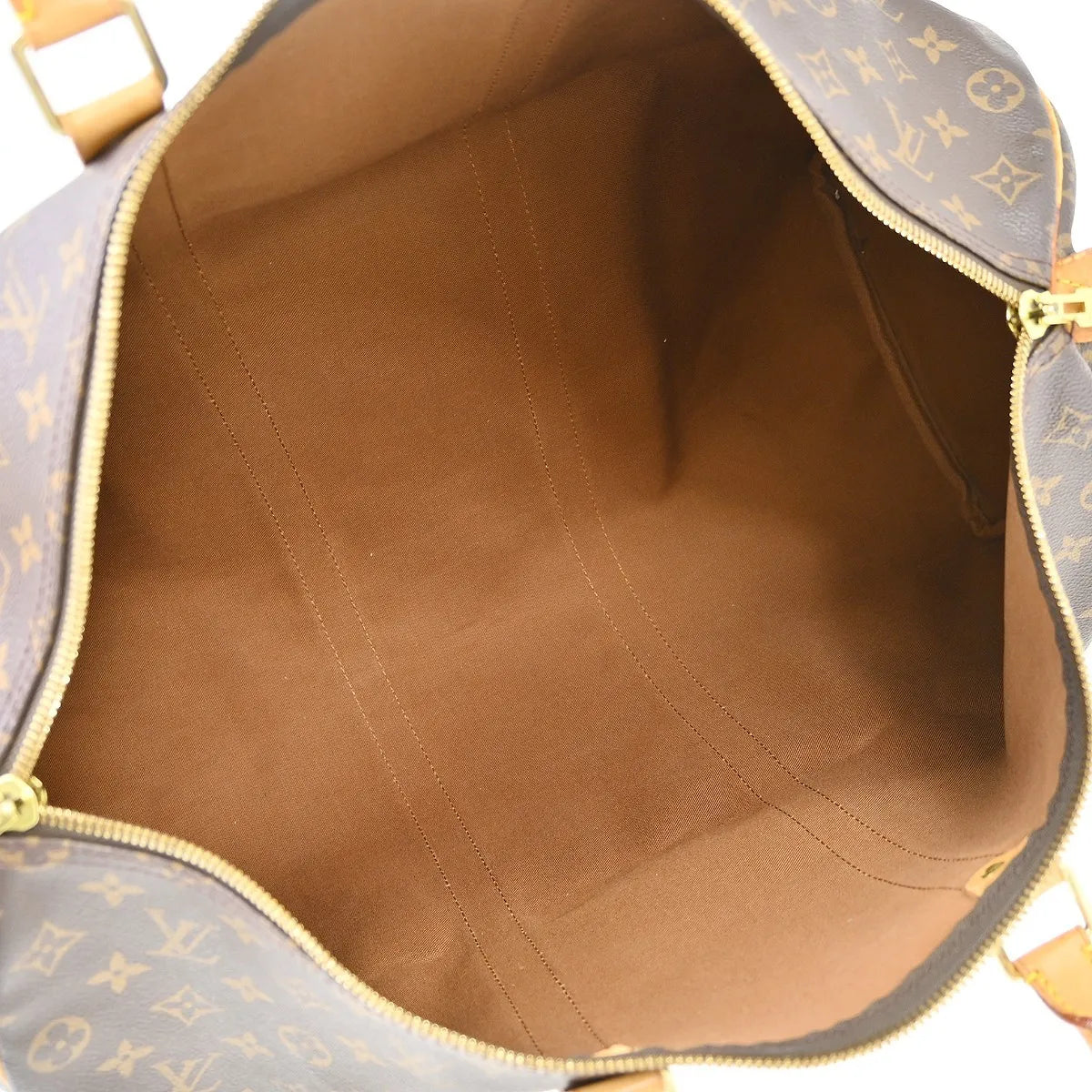 Louis Vuitton Keepall Monogram Canvas Brown Canvas Travel Bag Bag (Pre-Owned)