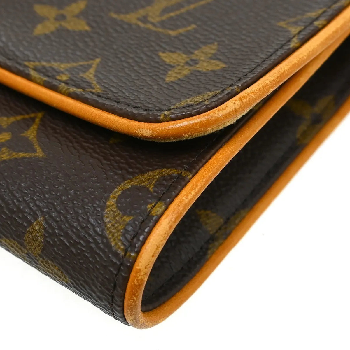 Louis Vuitton Twin Monogram Canvas Brown Canvas Clutche & Pouche Bag (Pre-Owned)