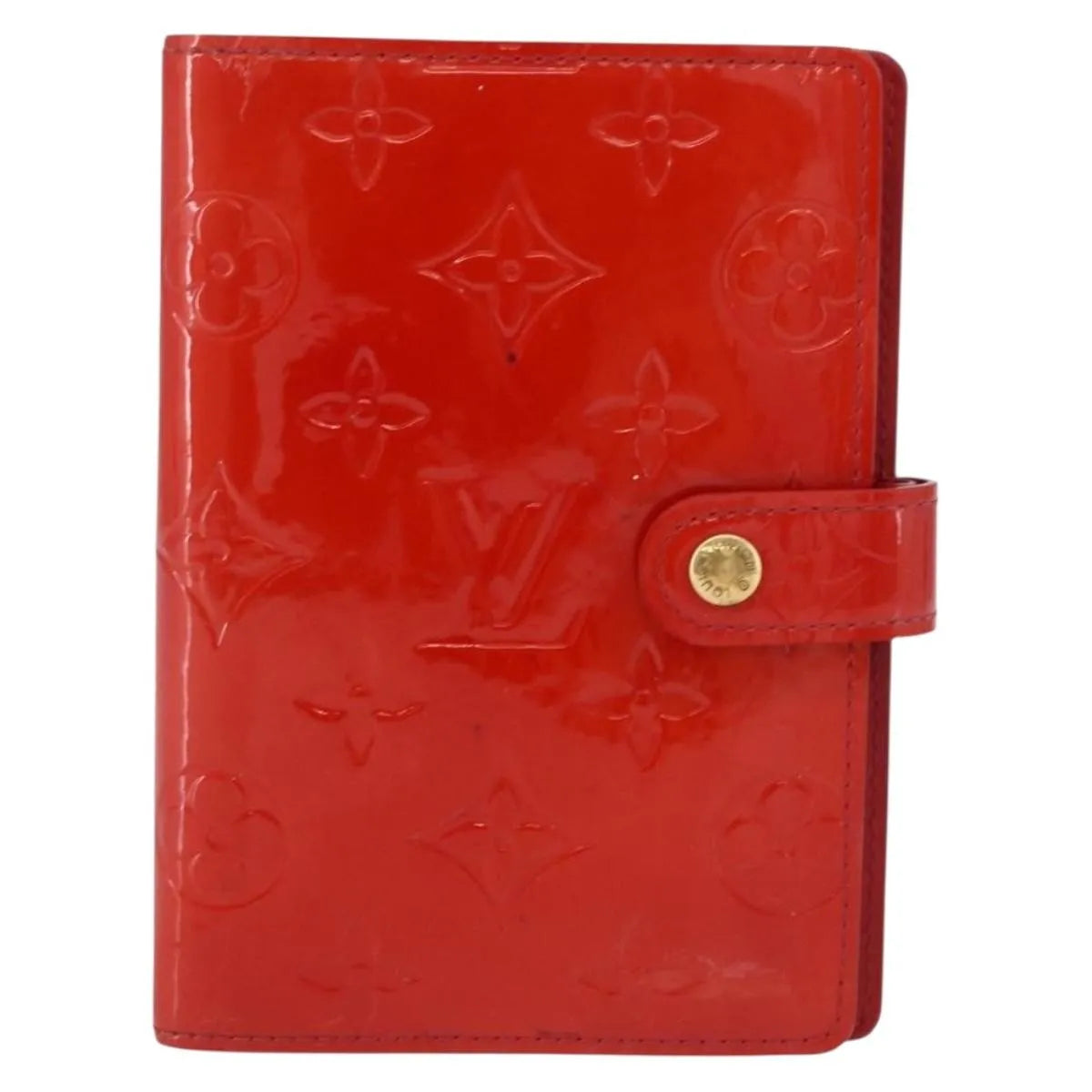 Louis Vuitton Agenda Cover Patent Red Patent_Leather Clutche & Pouche Bag (Pre-Owned)