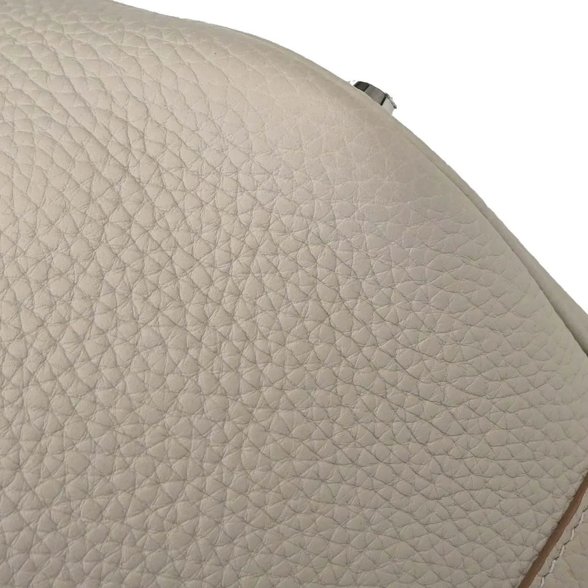 Hermes Picotin Lock Clemence Beige Leather Handbag (Pre-Owned)