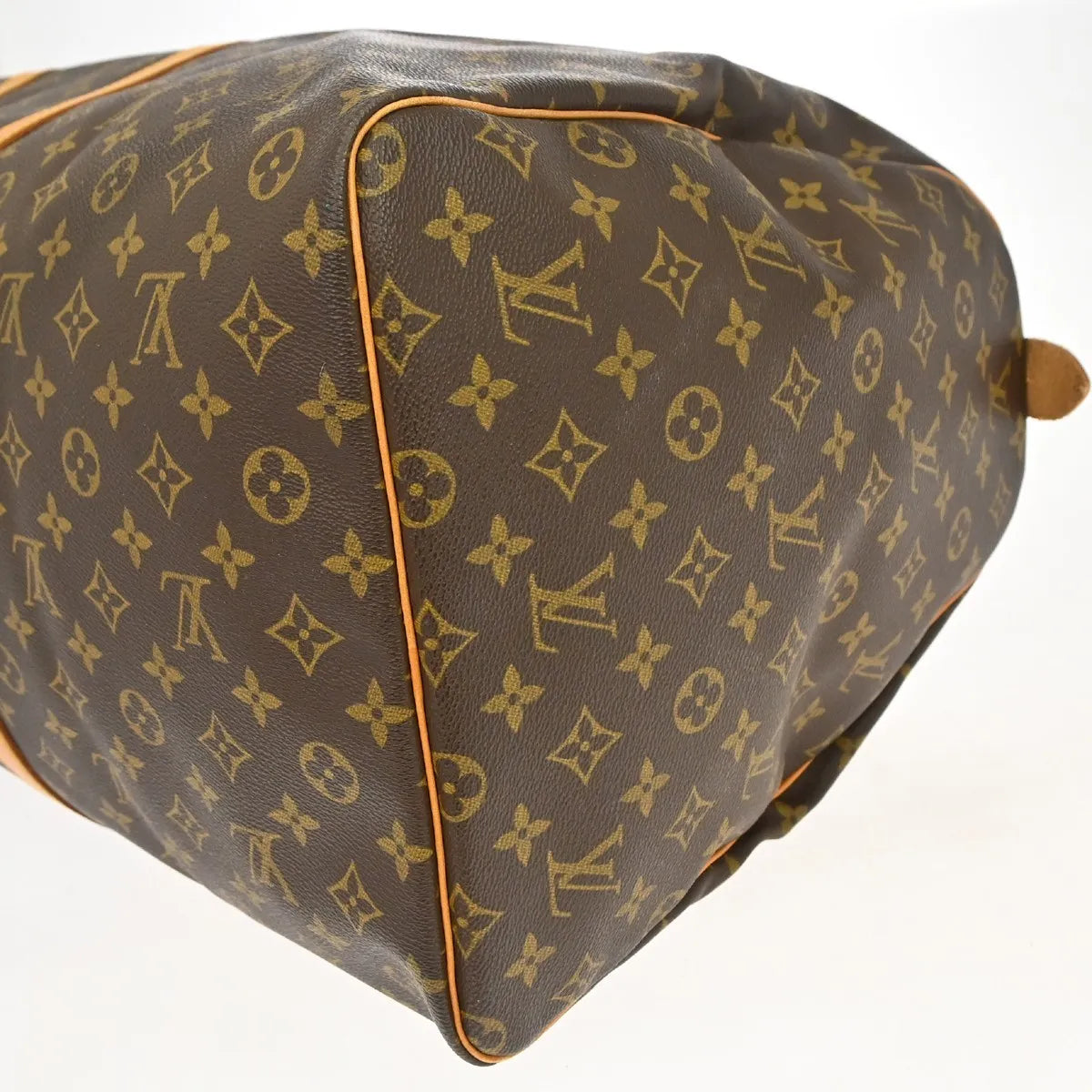 Louis Vuitton Keepall Monogram Brown Canvas Travel Bag Bag (Pre-Owned)