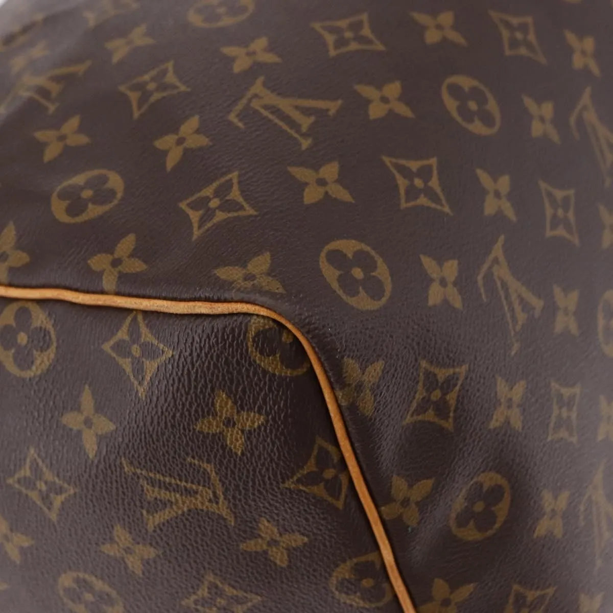 Louis Vuitton Keepall Monogram Brown Canvas Travel Bag Bag (Pre-Owned)