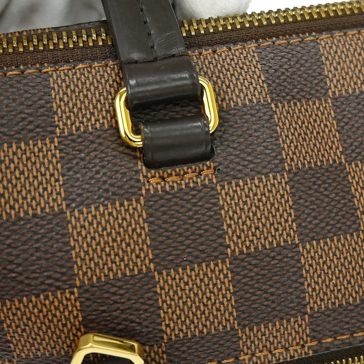 Louis Vuitton Iena Tote Damier Brown Canvas Tote Bag Bag (Pre-Owned)