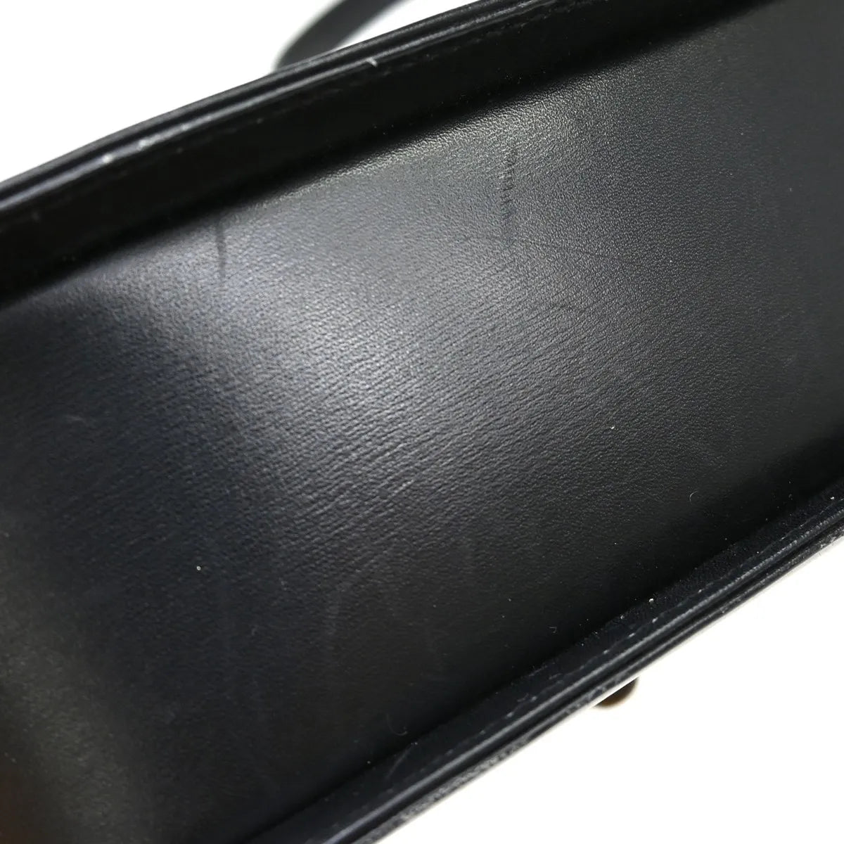 Gucci Vintage Lady Lock Flap Leather Black Leather Shoulder Bag Bag (Pre-Owned)