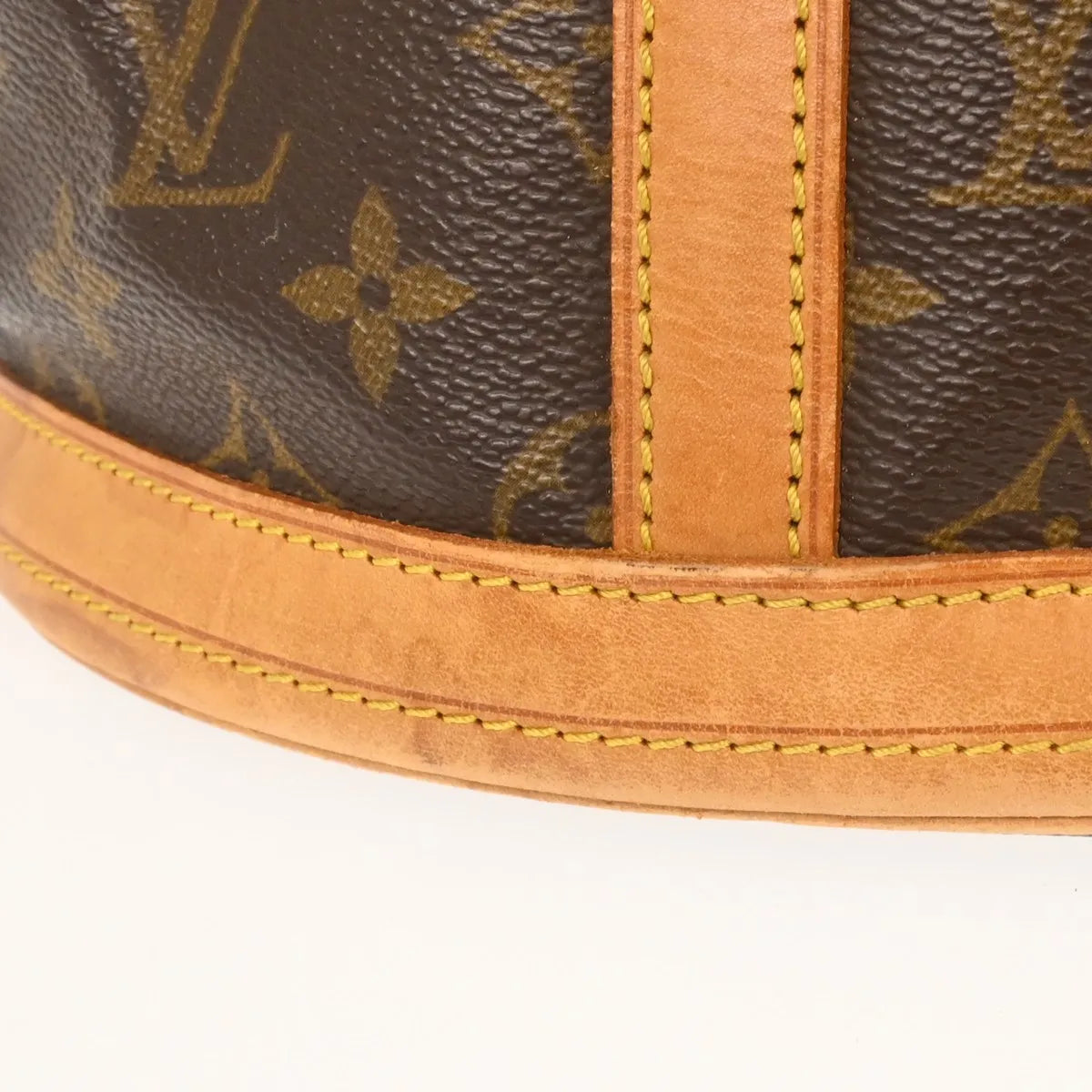 Louis Vuitton Bucket Monogram Canvas Brown Canvas Tote Bag Bag (Pre-Owned)