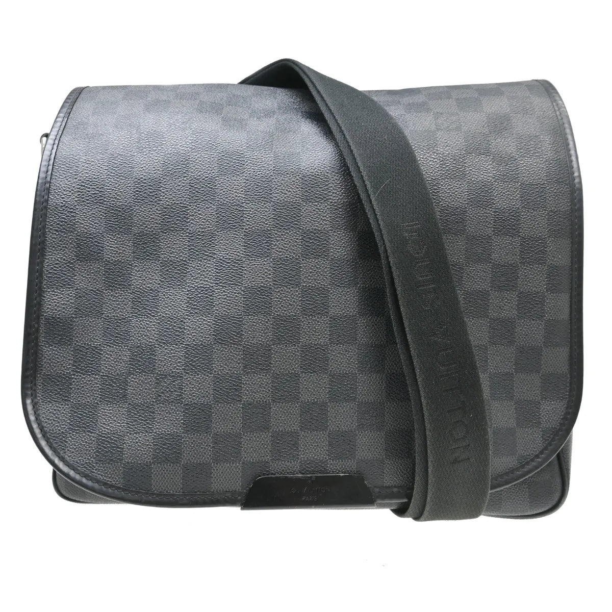 Louis Vuitton Daniel Messenger Damier Graphite Black Canvas Shoulder Bag Bag (Pre-Owned)