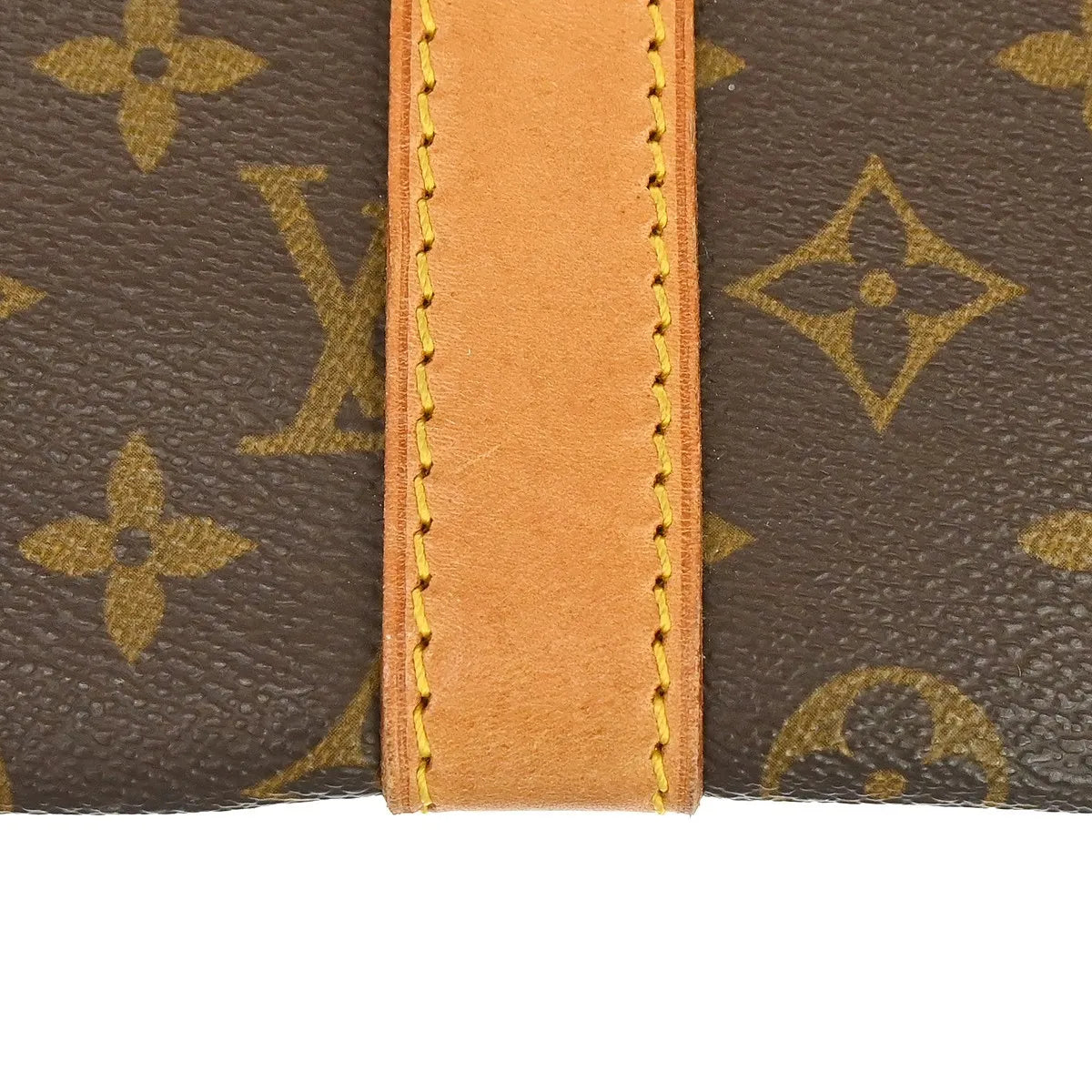 Louis Vuitton Keepall Monogram Brown Canvas Travel Bag Bag (Pre-Owned)