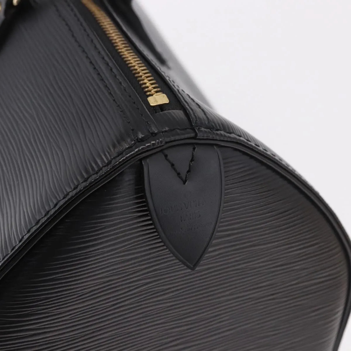 Louis Vuitton Speedy Epi Leather Black Leather Handbag (Pre-Owned)