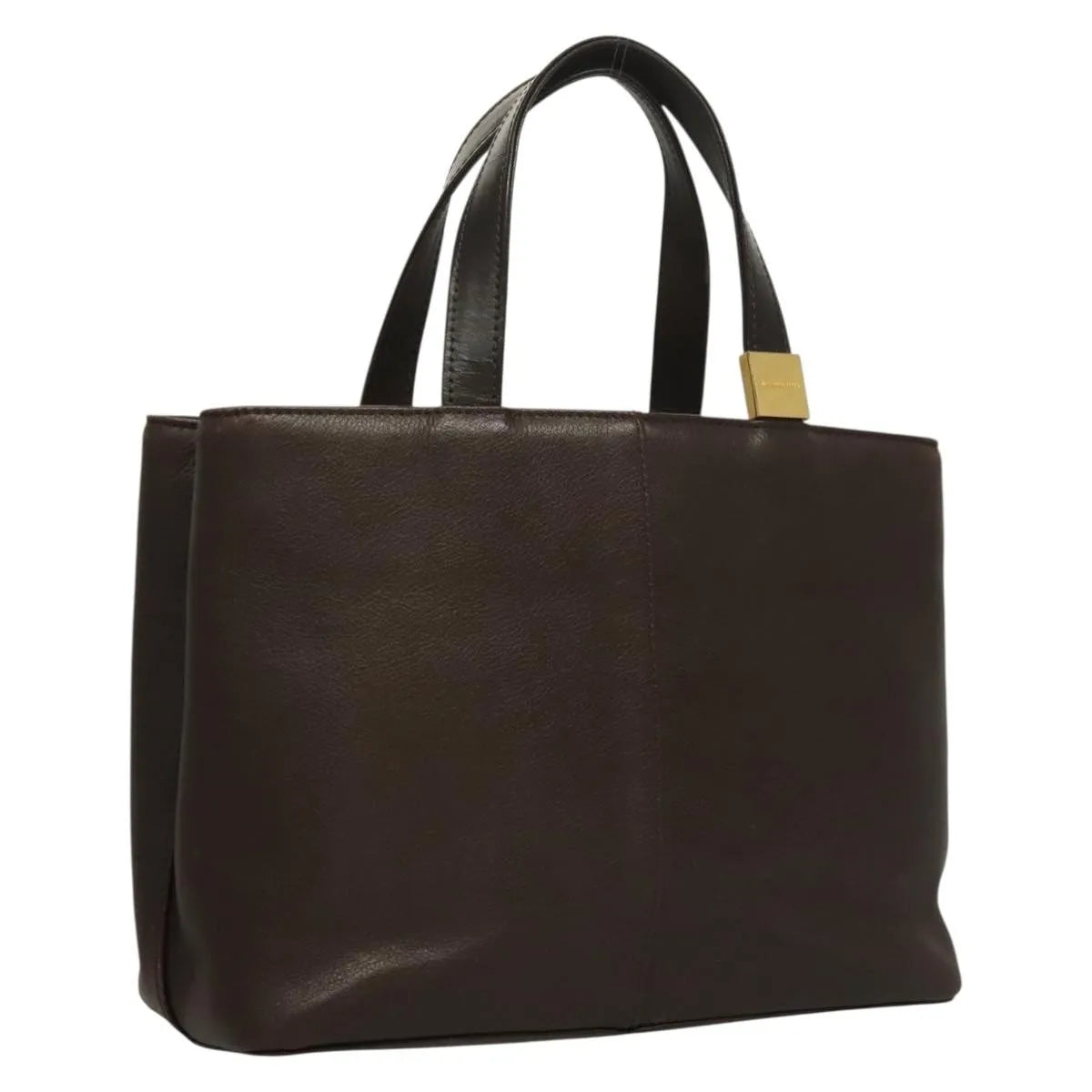 Burberry Vintage Leather Brown Leather Handbag (Pre-Owned)