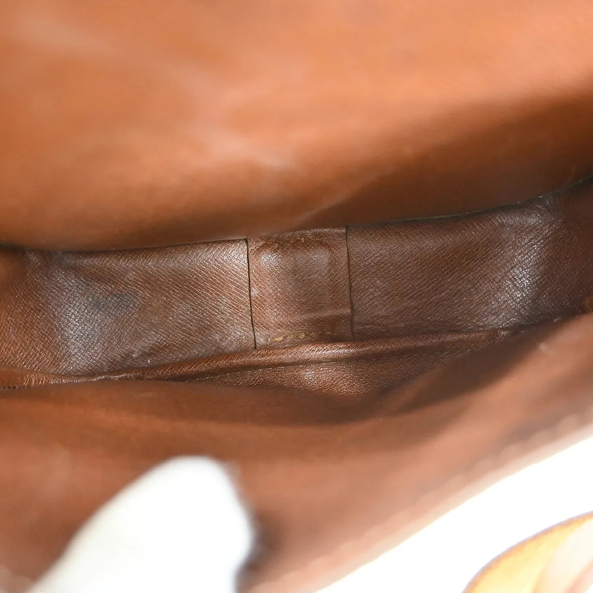 Louis Vuitton Cartouchiere Monogram Canvas Brown Canvas Shoulder Bag Bag (Pre-Owned)