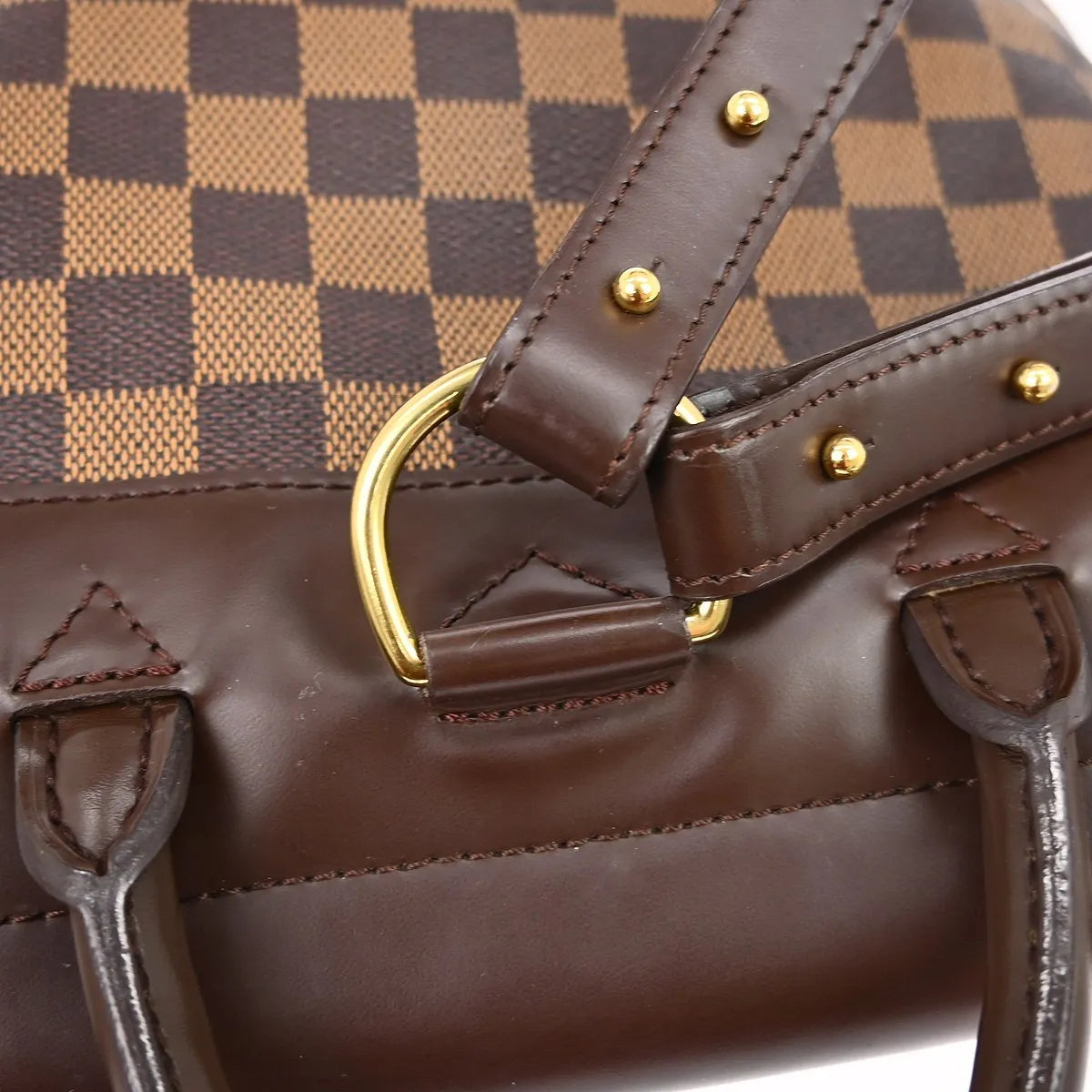 Louis Vuitton Soho Damier Brown Canvas Backpack Bag (Pre-Owned)