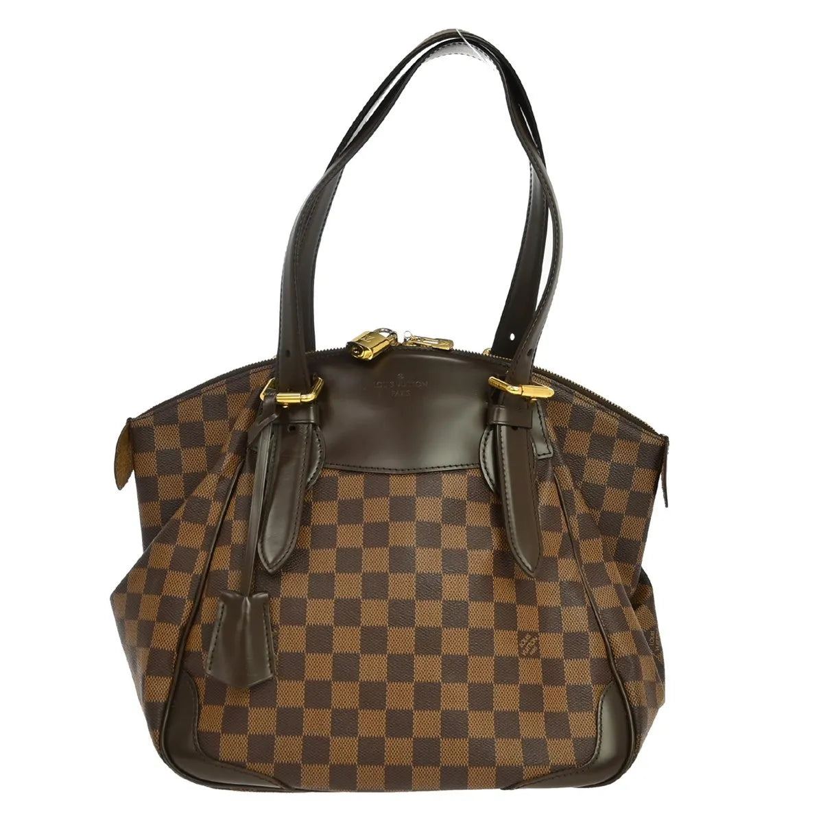 Louis Vuitton Verona Damier Brown Canvas Shoulder Bag Bag (Pre-Owned)