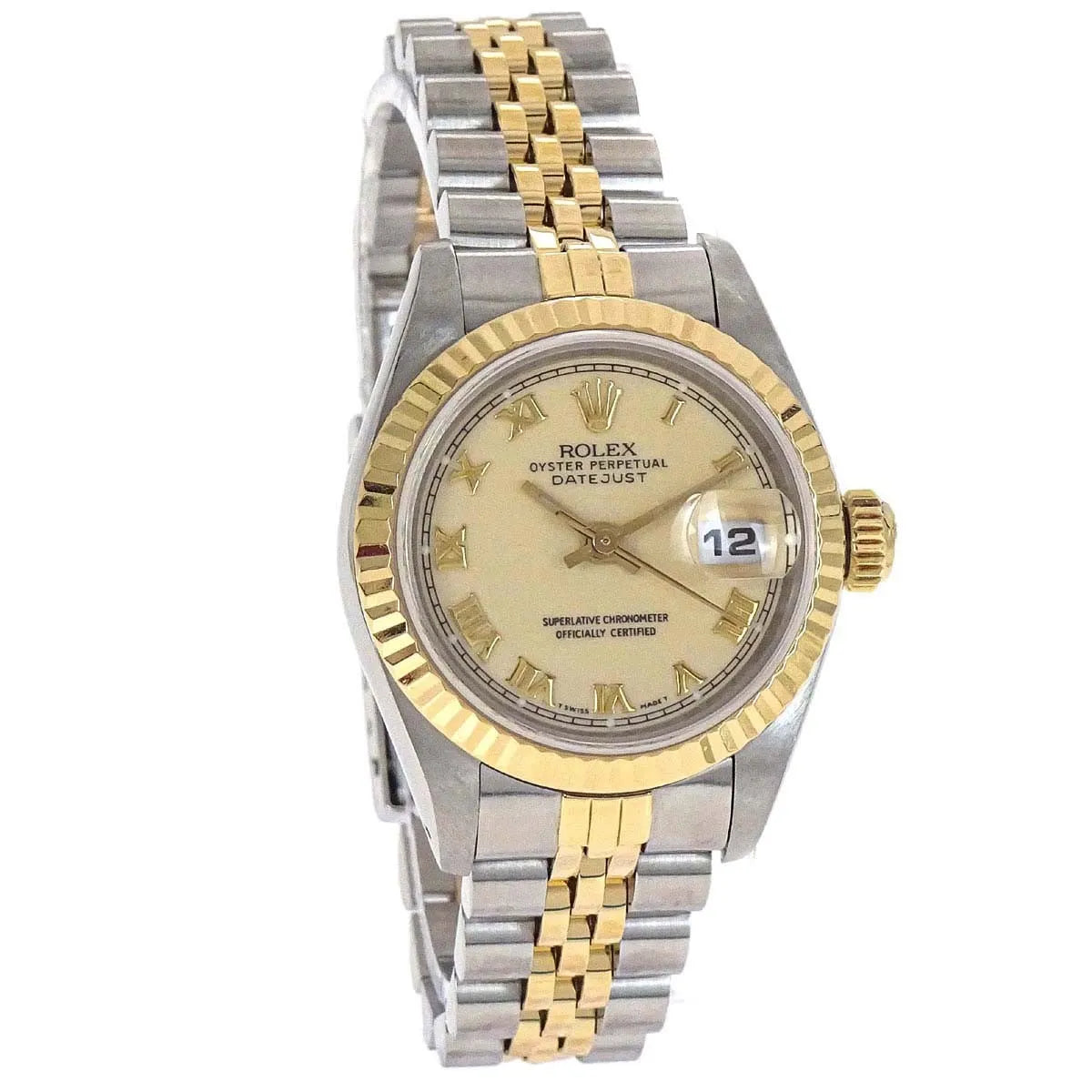Rolex Oyster Perpetual Datejust Automatic Stainless Steel And Yellow Gold Watch (Pre-Owned)