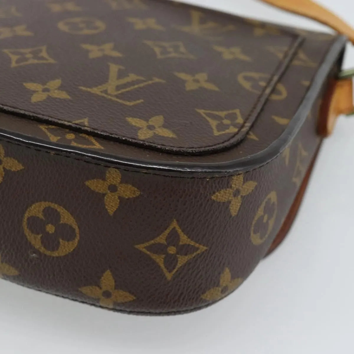 Louis Vuitton Saint Cloud Monogram Canvas Brown Canvas Shoulder Bag Bag (Pre-Owned)