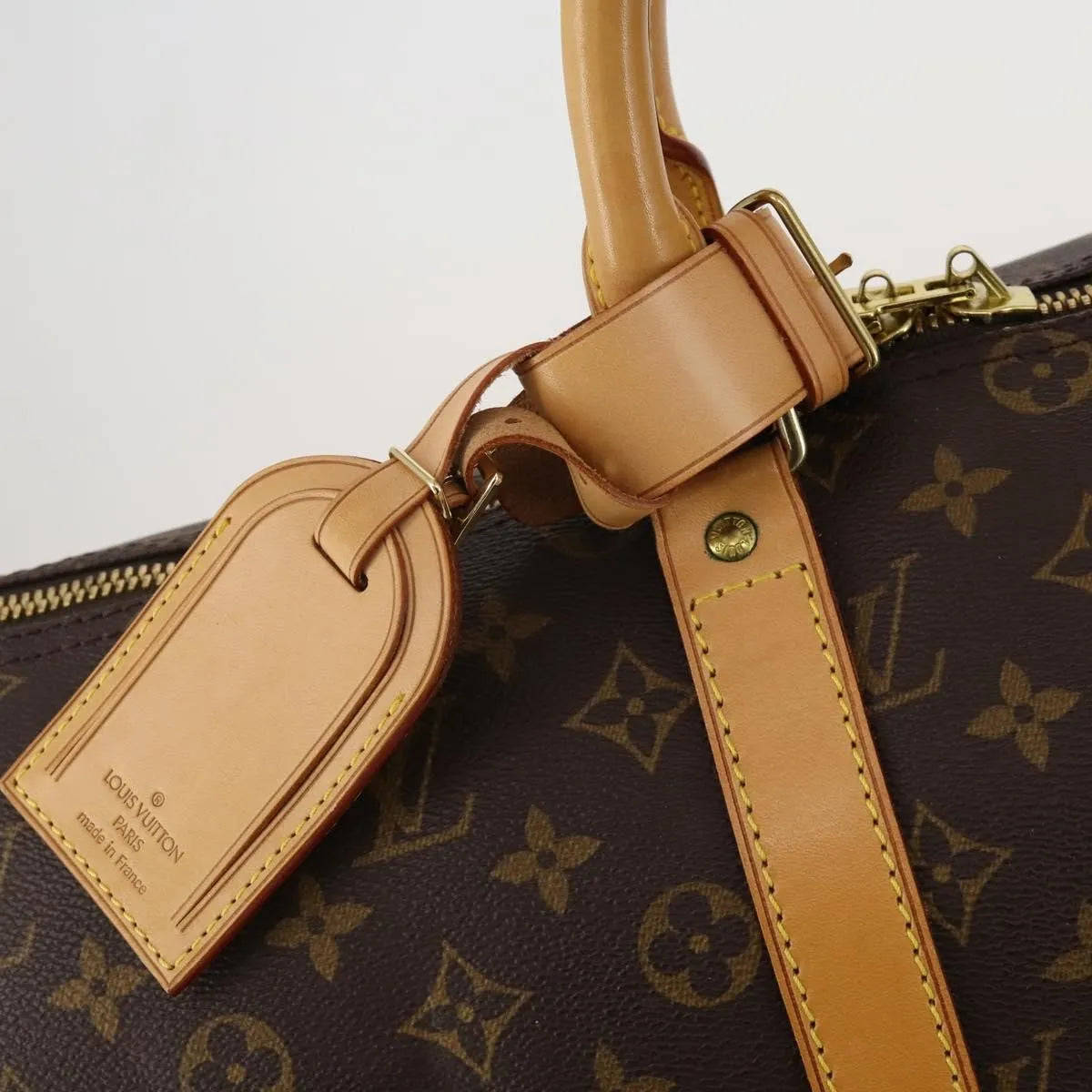 Louis Vuitton Keepall Monogram Canvas Brown Canvas Travel Bag Bag (Pre-Owned)
