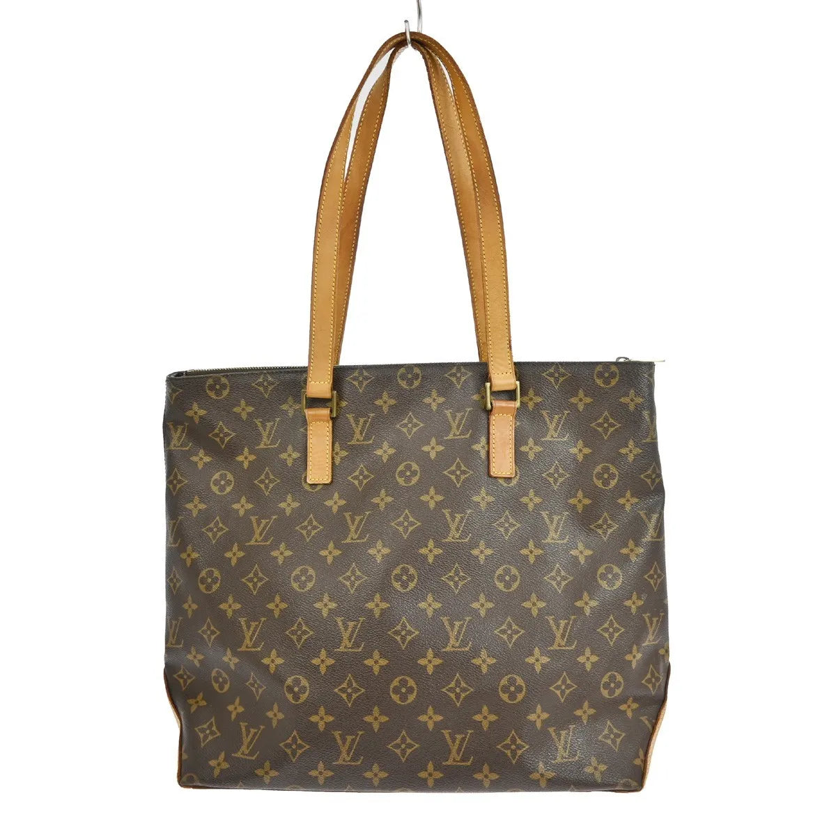 Louis Vuitton Cabas Mezzo Monogram Canvas Brown Canvas Tote Bag Bag (Pre-Owned)