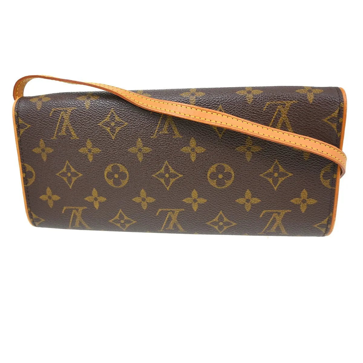 Louis Vuitton Twin Monogram Canvas Brown Canvas Clutche & Pouche Bag (Pre-Owned)